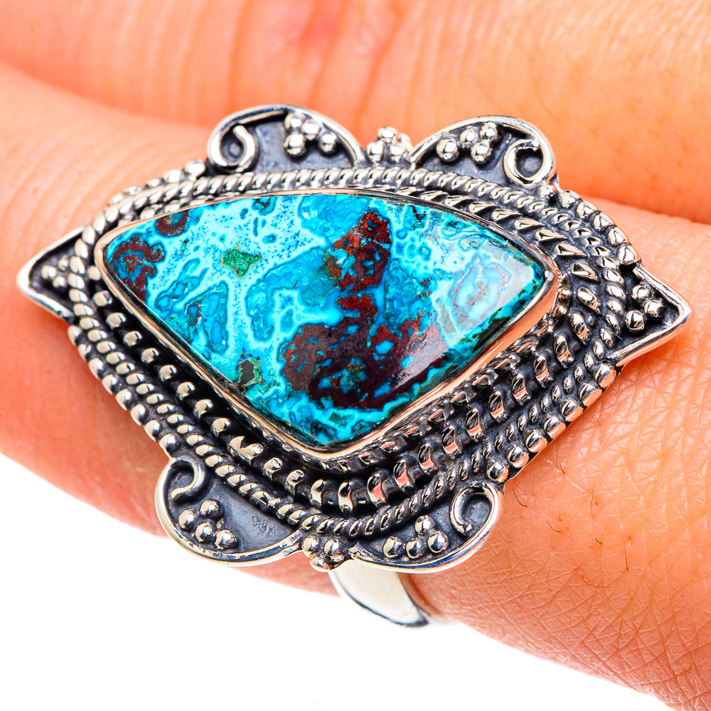 Shattuckite Rings handcrafted by Ana Silver Co - RING92075