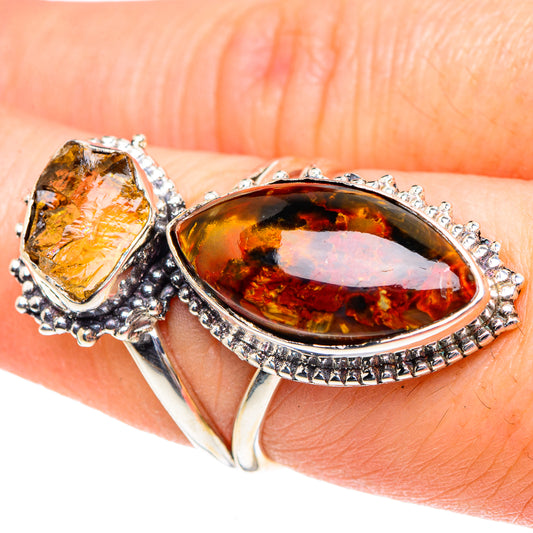 Golden Pietersite Rings handcrafted by Ana Silver Co - RING92087