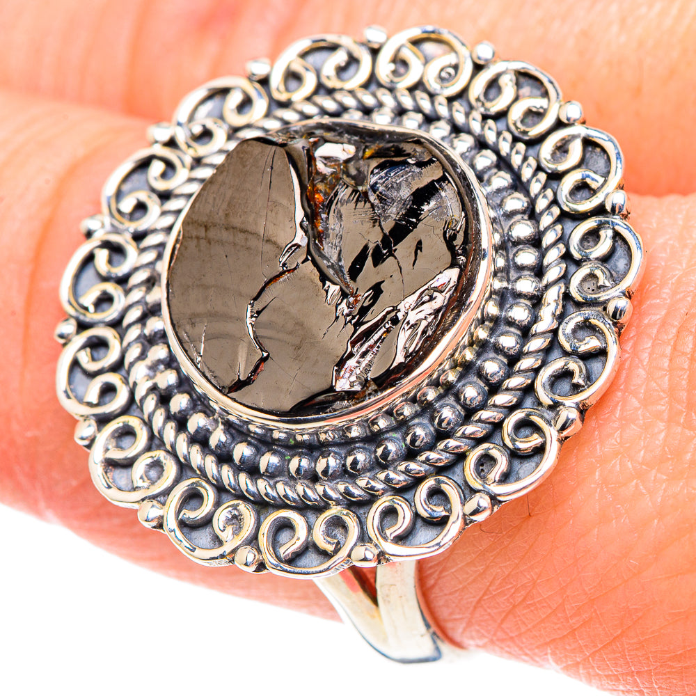 Shungite Rings handcrafted by Ana Silver Co - RING92092