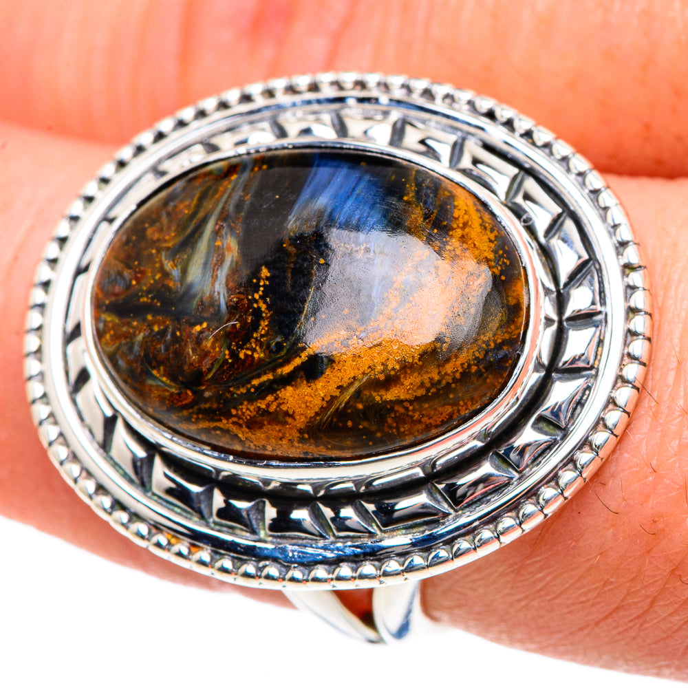 Pietersite Rings handcrafted by Ana Silver Co - RING92093