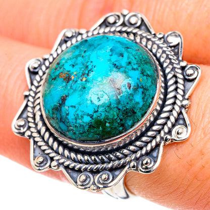 Chrysocolla Rings handcrafted by Ana Silver Co - RING92100