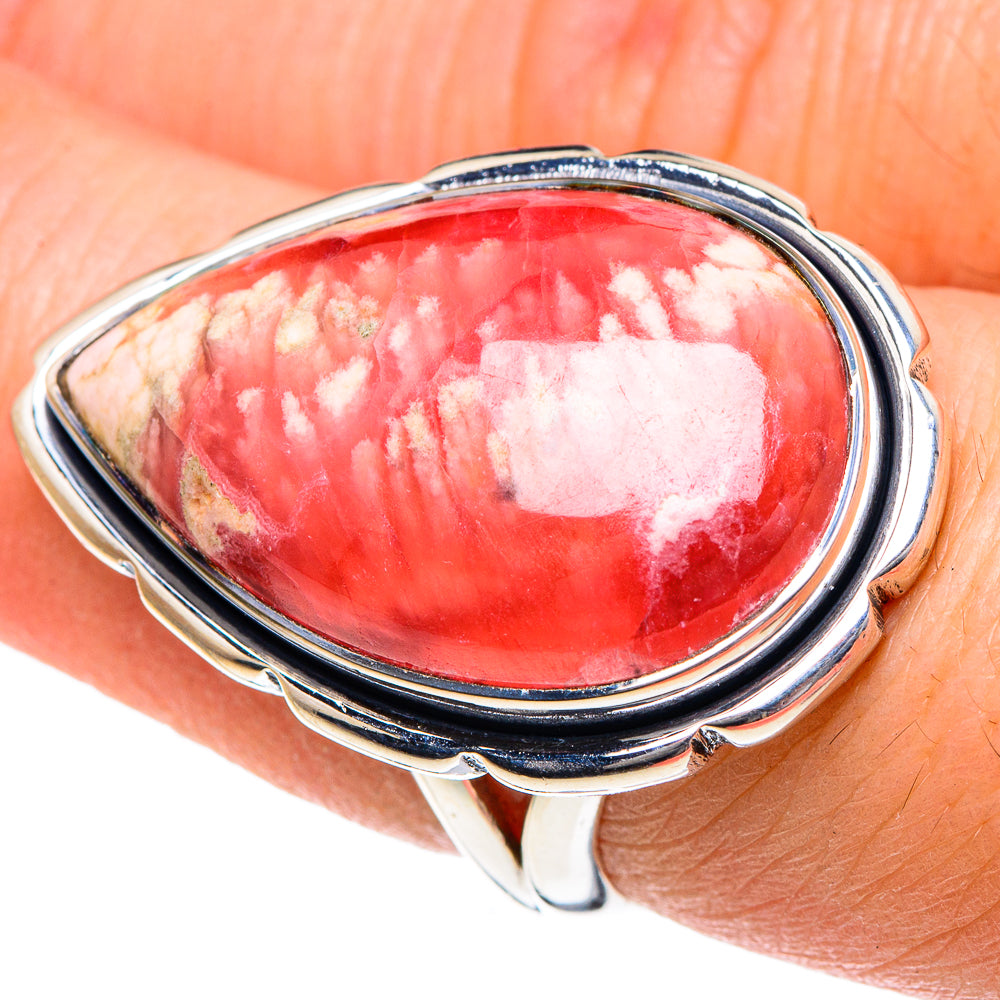 Rhodochrosite Rings handcrafted by Ana Silver Co - RING92109