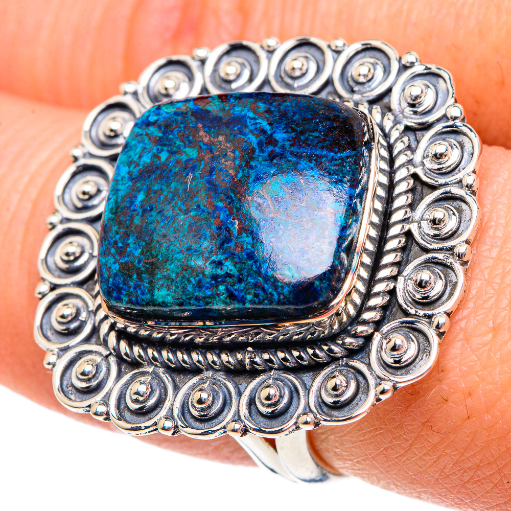 Shattuckite Rings handcrafted by Ana Silver Co - RING92114