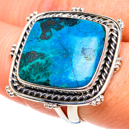 Chrysocolla Rings handcrafted by Ana Silver Co - RING92118