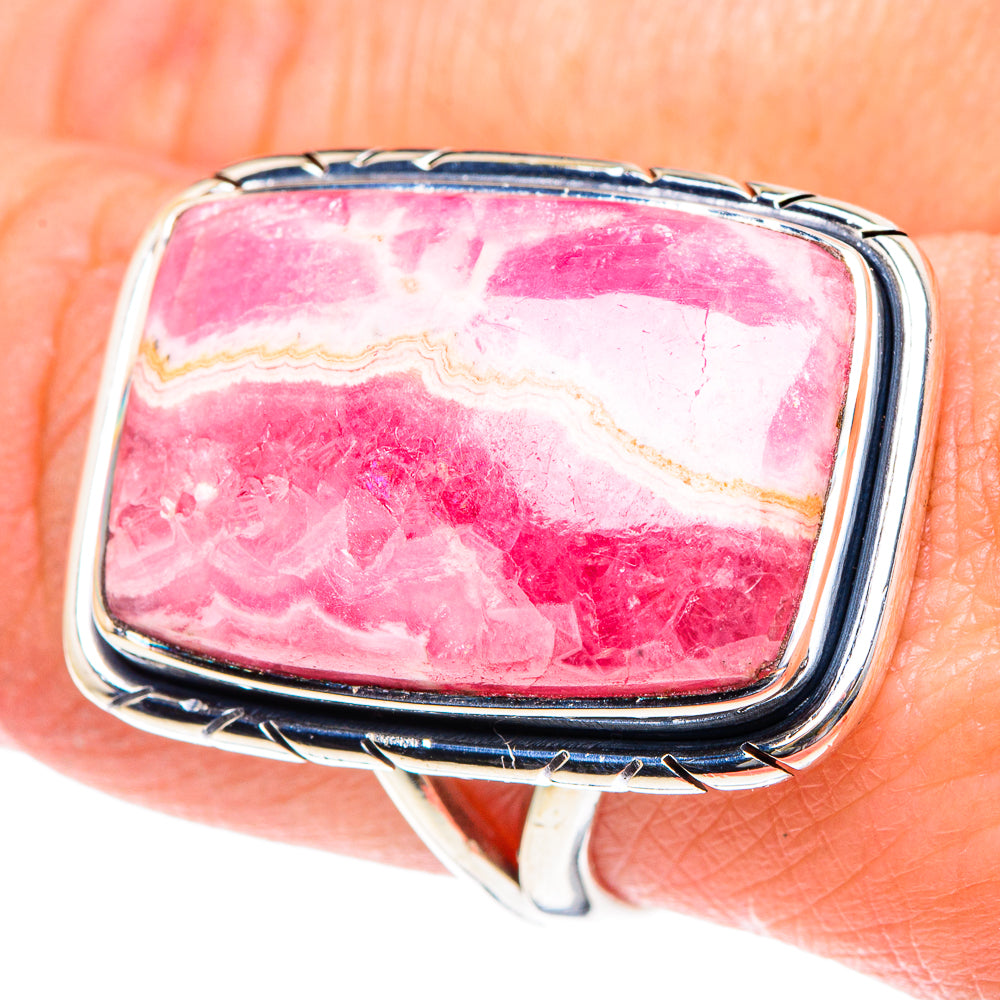 Rhodochrosite Rings handcrafted by Ana Silver Co - RING92122