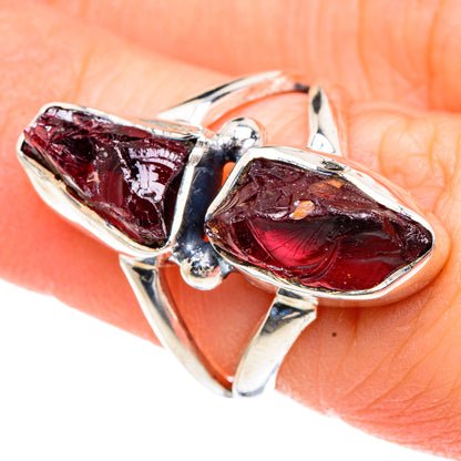 Garnet Rings handcrafted by Ana Silver Co - RING92135