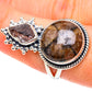 Chiastolite Rings handcrafted by Ana Silver Co - RING92156