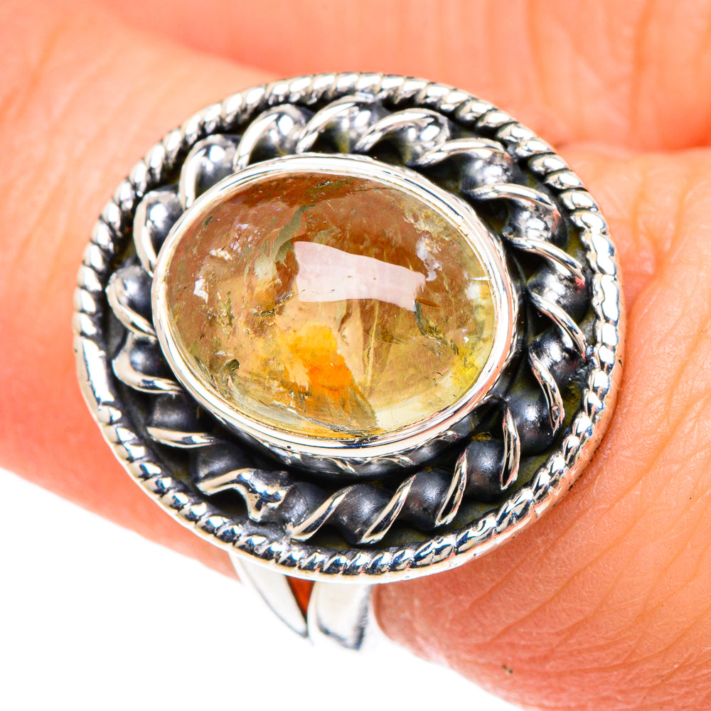 Citrine Rings handcrafted by Ana Silver Co - RING92157