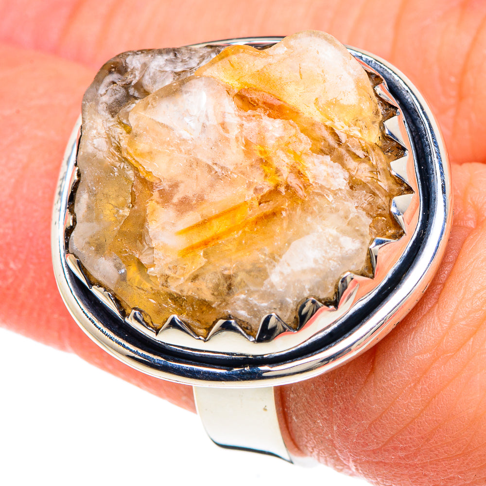 Citrine Rings handcrafted by Ana Silver Co - RING92158