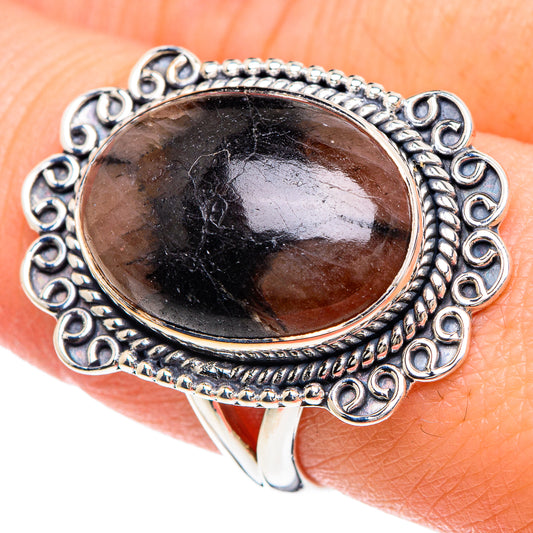 Chiastolite Rings handcrafted by Ana Silver Co - RING92180