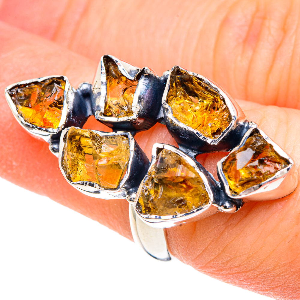 Citrine Rings handcrafted by Ana Silver Co - RING92182
