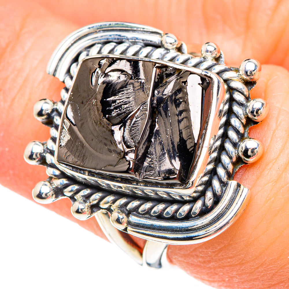 Shungite Rings handcrafted by Ana Silver Co - RING92189