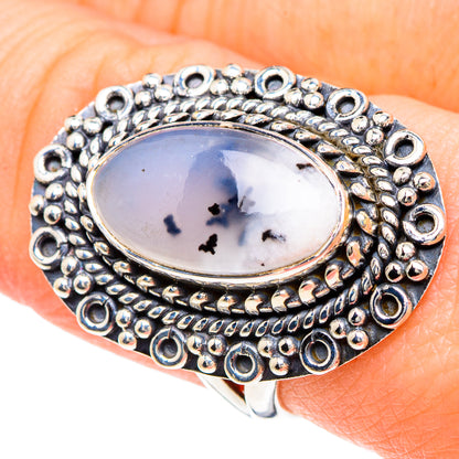 Dendritic Opal Rings handcrafted by Ana Silver Co - RING92191