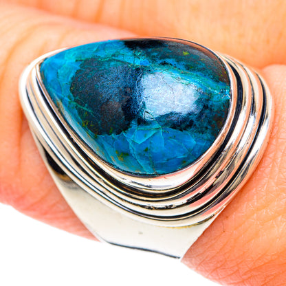 Chrysocolla Rings handcrafted by Ana Silver Co - RING92196