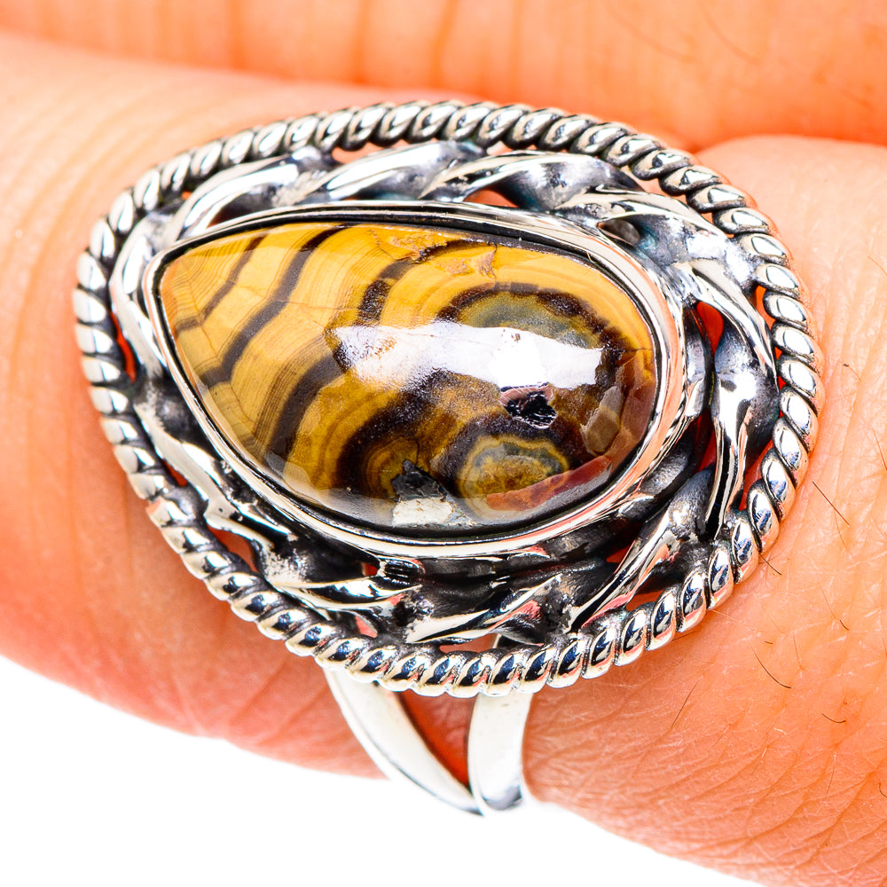 Schalenblende Rings handcrafted by Ana Silver Co - RING92202