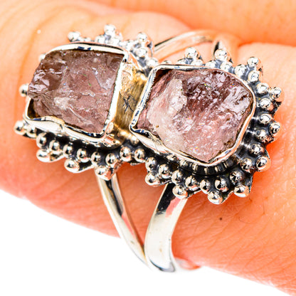 Rose Quartz Rings handcrafted by Ana Silver Co - RING92206
