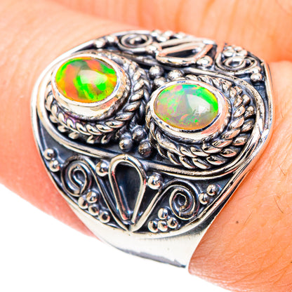 Ethiopian Opal Rings handcrafted by Ana Silver Co - RING92214