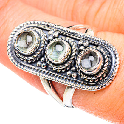 Aquamarine Rings handcrafted by Ana Silver Co - RING92216