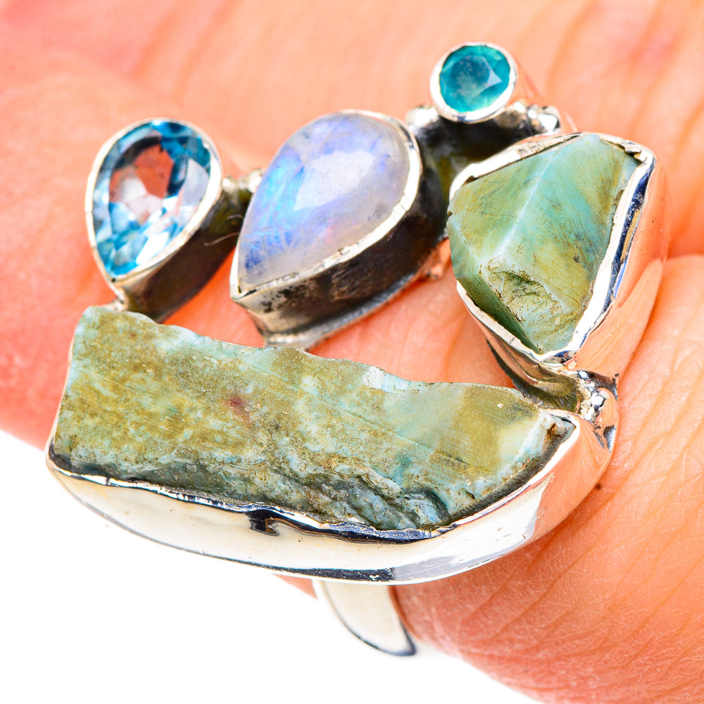 Larimar Rings handcrafted by Ana Silver Co - RING92217
