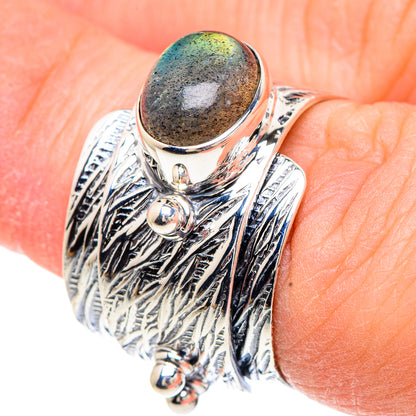 Labradorite Rings handcrafted by Ana Silver Co - RING92240