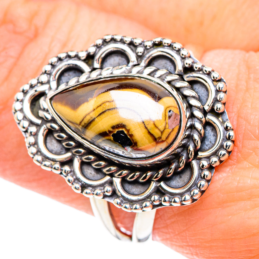 Schalenblende Rings handcrafted by Ana Silver Co - RING92242