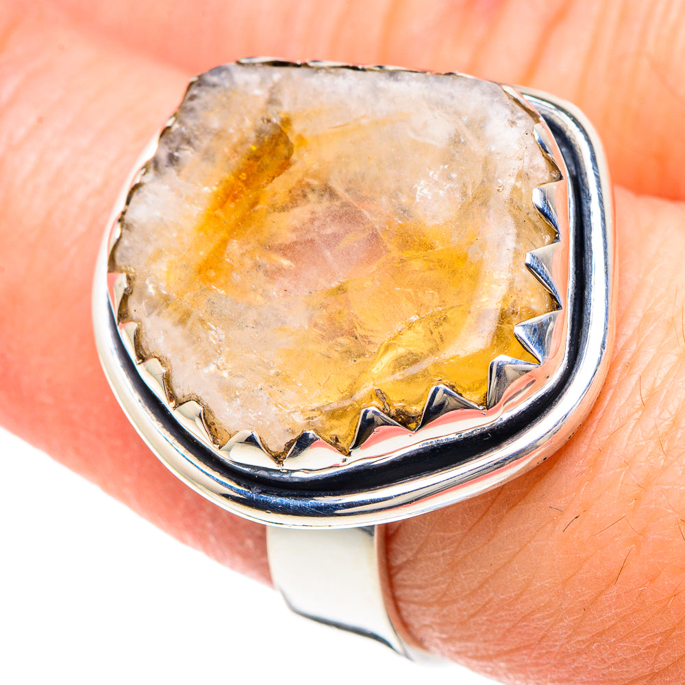 Citrine Rings handcrafted by Ana Silver Co - RING92244