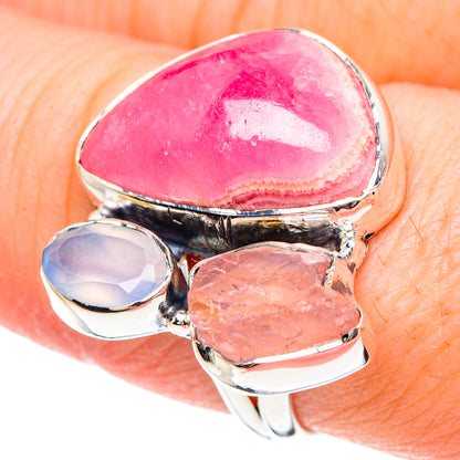 Rhodochrosite Rings handcrafted by Ana Silver Co - RING92246