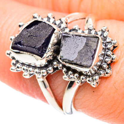 Black Tourmaline Rings handcrafted by Ana Silver Co - RING92249