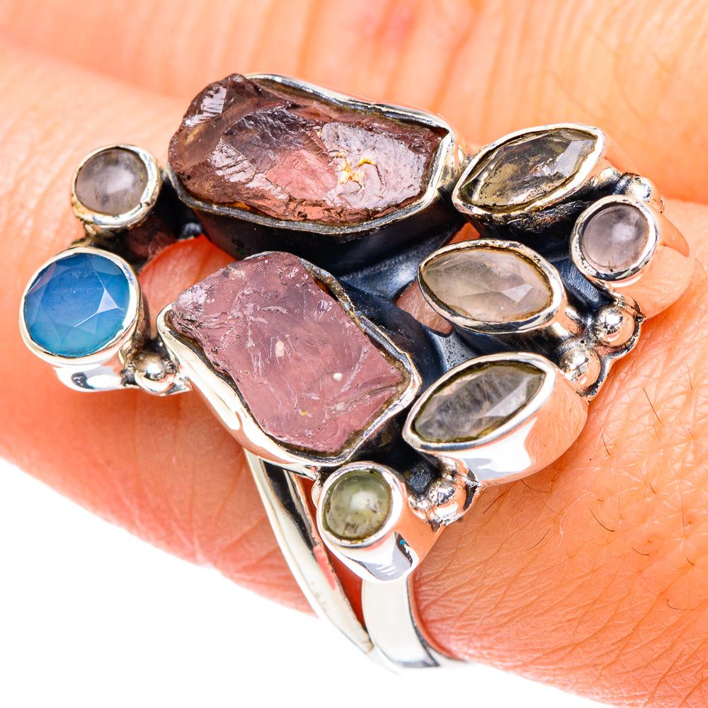 Rose Quartz Rings handcrafted by Ana Silver Co - RING92267