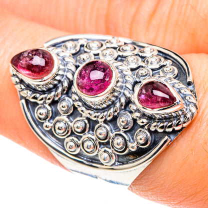 Pink Tourmaline Rings handcrafted by Ana Silver Co - RING92270
