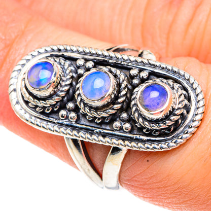 Ethiopian Opal Rings handcrafted by Ana Silver Co - RING92274