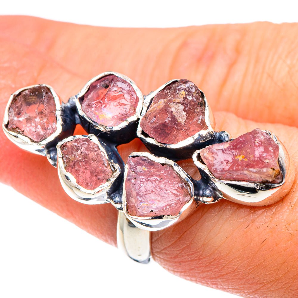 Rose Quartz Rings handcrafted by Ana Silver Co - RING92305