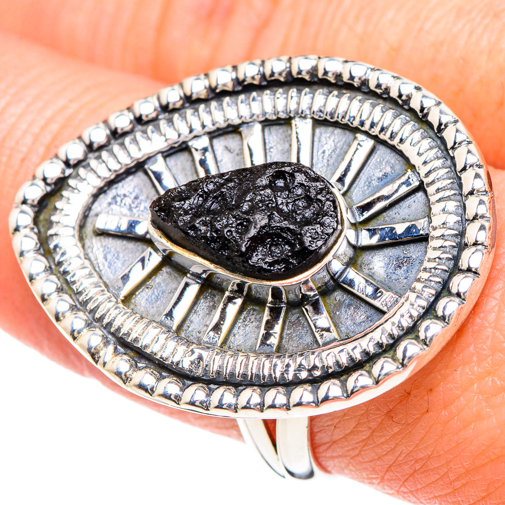 Tektite Rings handcrafted by Ana Silver Co - RING92313
