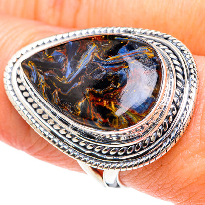 Pietersite Rings handcrafted by Ana Silver Co - RING92314