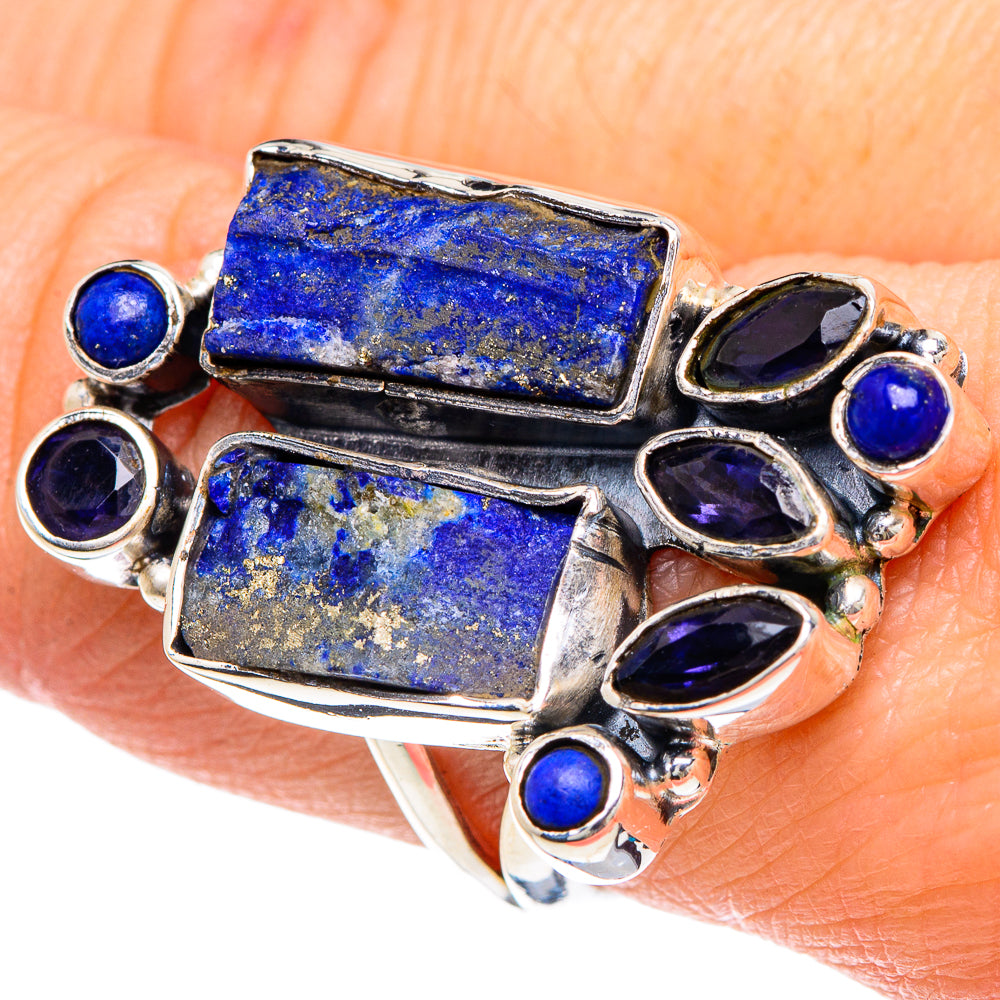 Lapis Lazuli Rings handcrafted by Ana Silver Co - RING92327