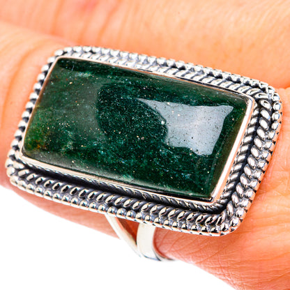 Green Aventurine Rings handcrafted by Ana Silver Co - RING92330