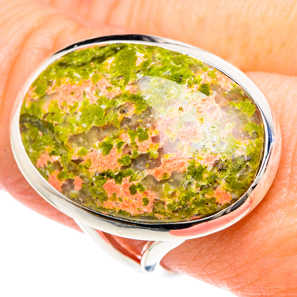 Unakite Rings handcrafted by Ana Silver Co - RING92333