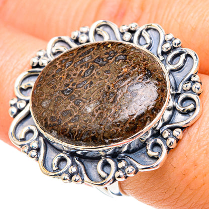 Dinosaur Bone Rings handcrafted by Ana Silver Co - RING92336