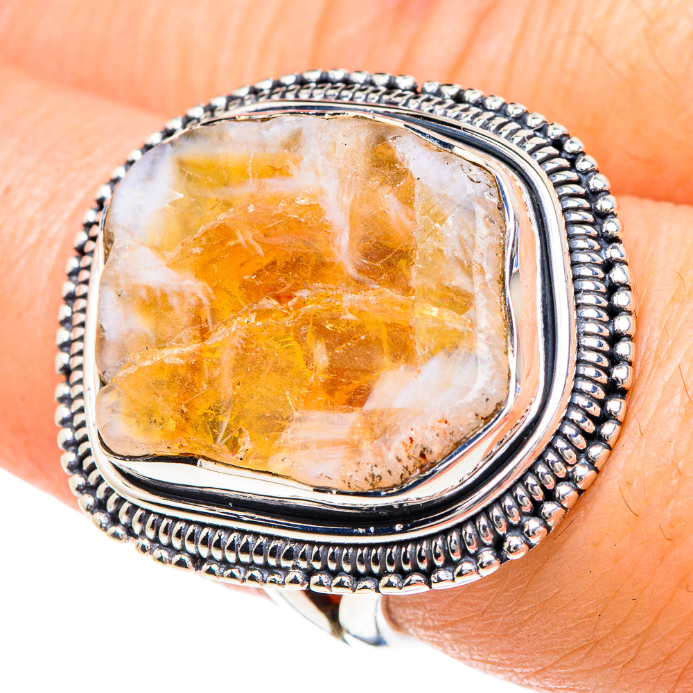 Citrine Rings handcrafted by Ana Silver Co - RING92339