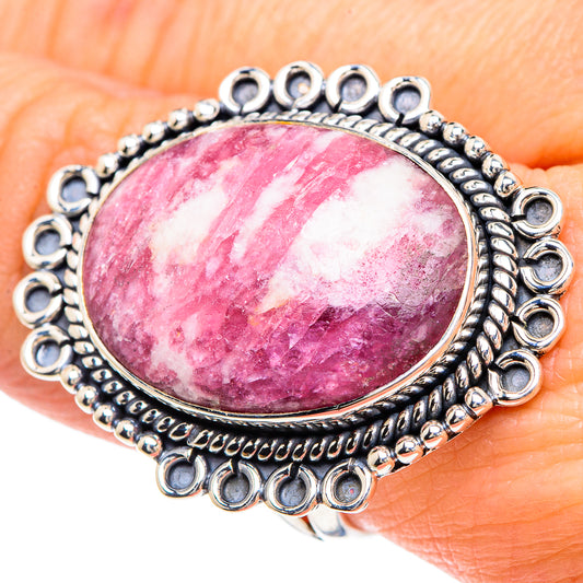Lepidolite Rings handcrafted by Ana Silver Co - RING92342