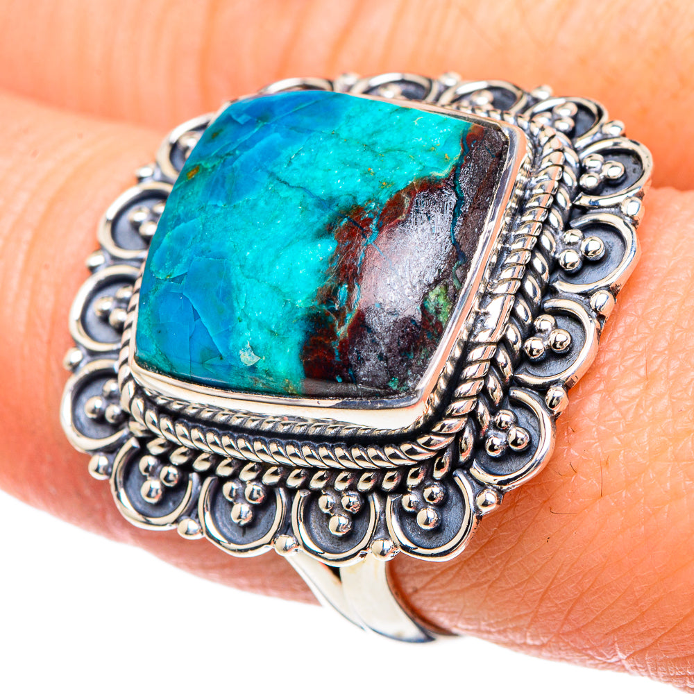 Shattuckite Rings handcrafted by Ana Silver Co - RING92352