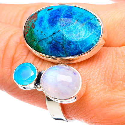 Chrysocolla Rings handcrafted by Ana Silver Co - RING92355