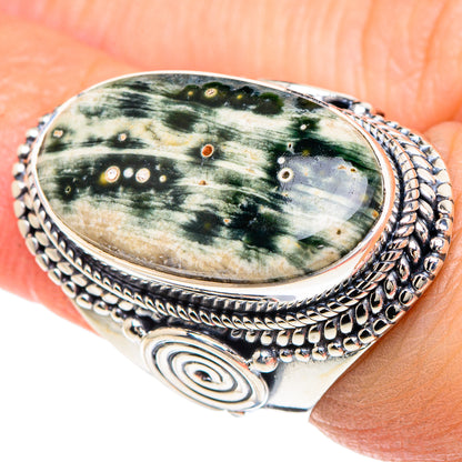 Ocean Jasper Rings handcrafted by Ana Silver Co - RING92362