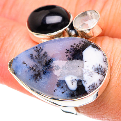 Dendritic Opal Rings handcrafted by Ana Silver Co - RING92382