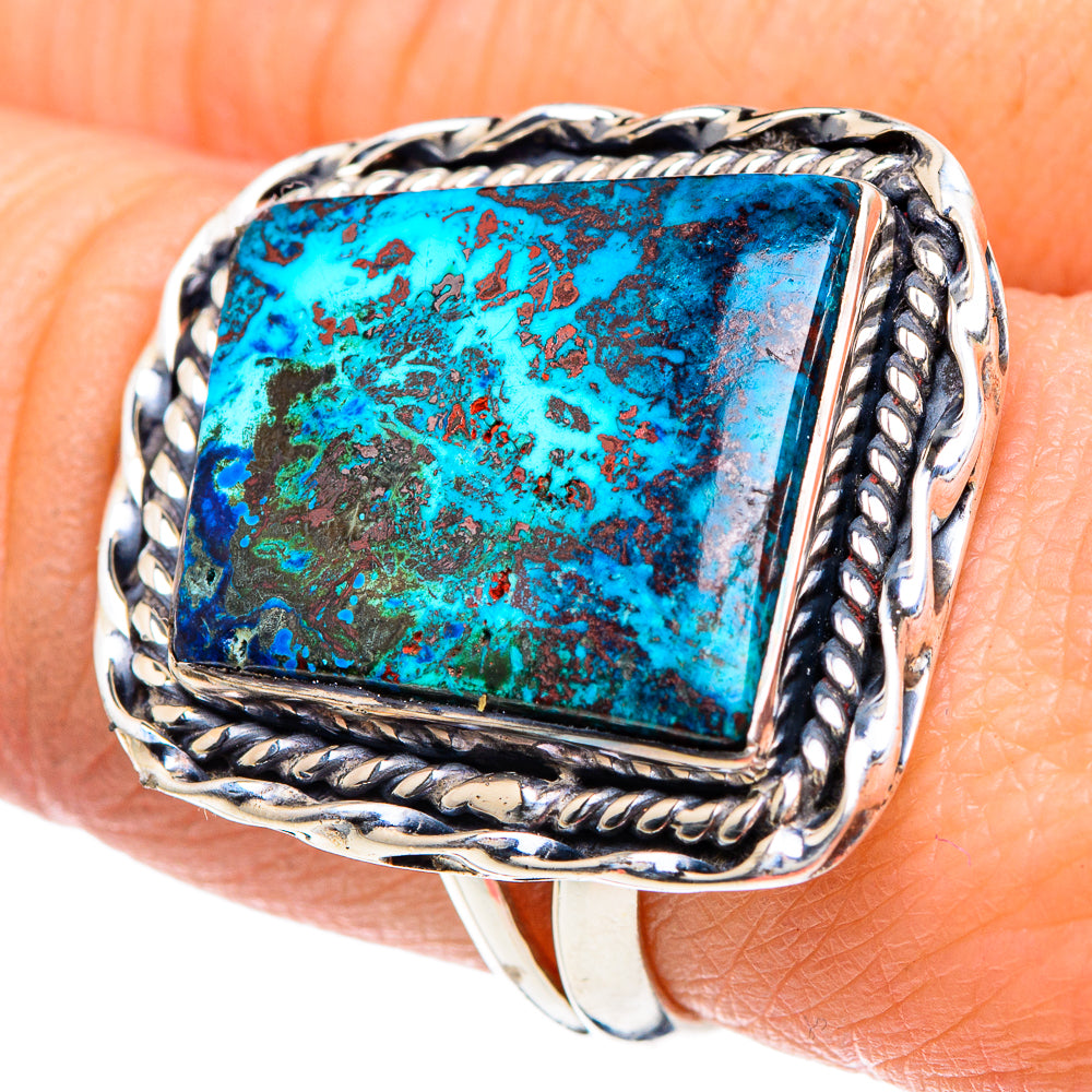 Shattuckite Rings handcrafted by Ana Silver Co - RING92388