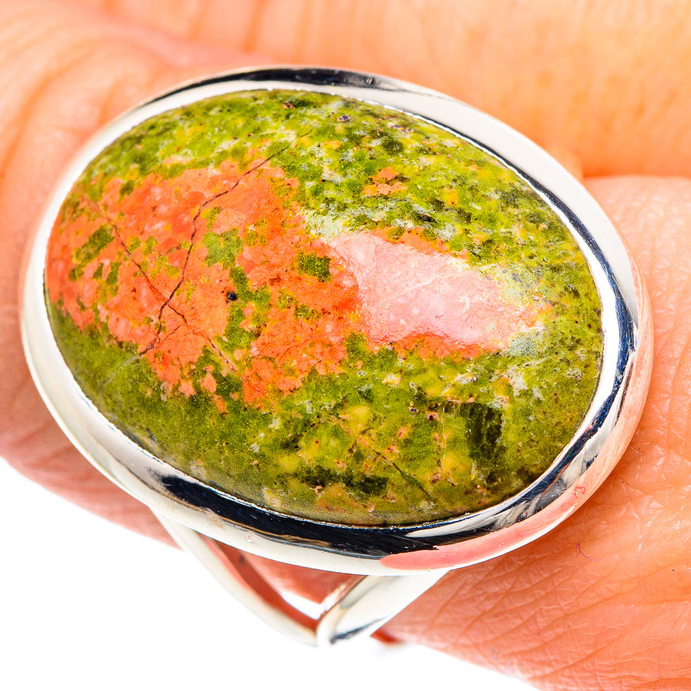 Unakite Rings handcrafted by Ana Silver Co - RING92395