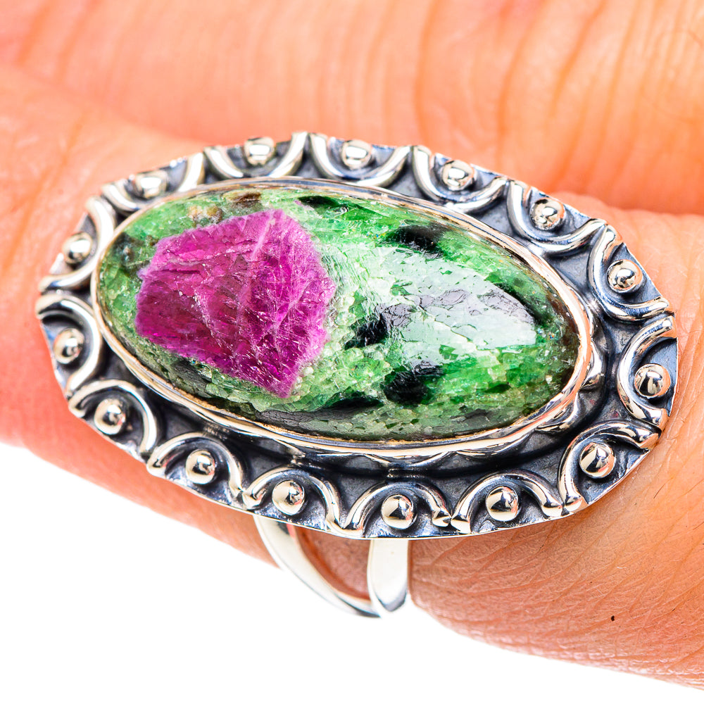 Unakite Rings handcrafted by Ana Silver Co - RING92398