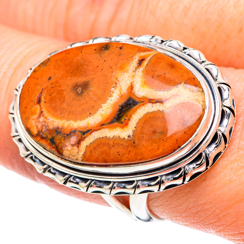 Ocean Jasper Rings handcrafted by Ana Silver Co - RING92401
