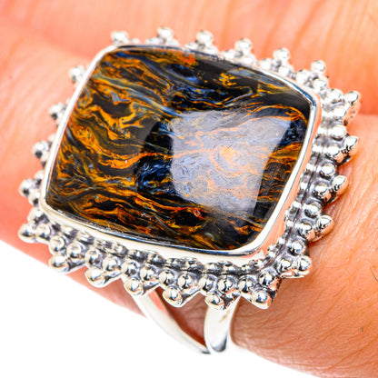 Pietersite Rings handcrafted by Ana Silver Co - RING92410