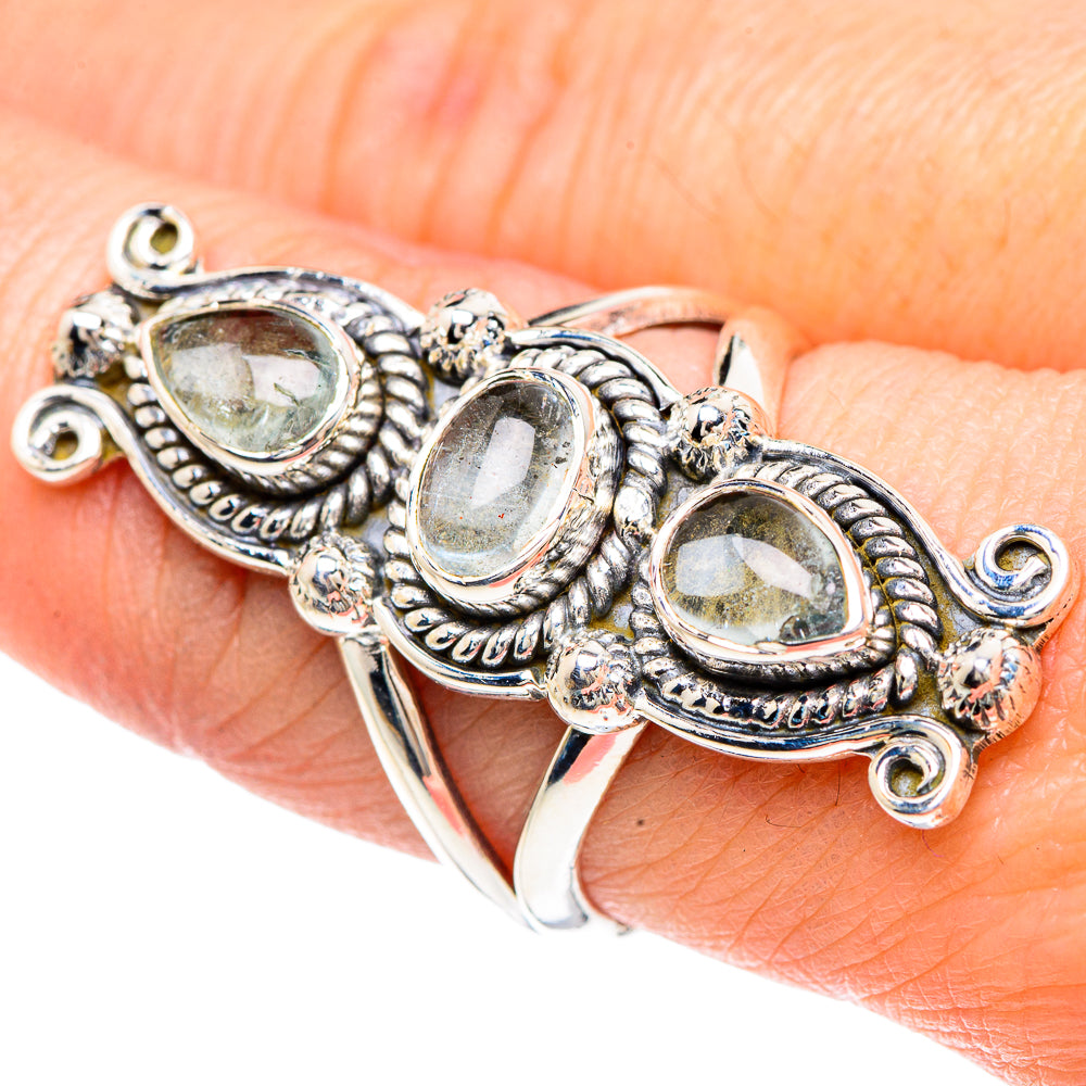 Aquamarine Rings handcrafted by Ana Silver Co - RING92416